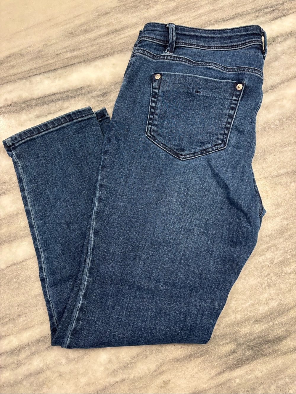 J. Jill Authentic Fit Slim Ankle Blue Jeans